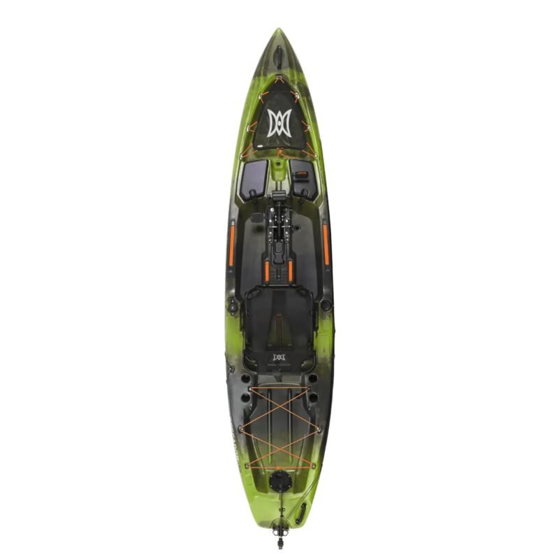 Perception Pescador Pilot 12 | Sit on Top Fishing Kayak with Pedal Drive | Adjustable Lawn Chair Seat and Tackle Storage Areas | 12' - Image 13